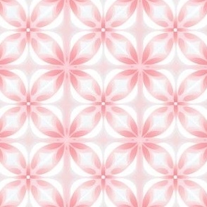 Pink & White Geometric Petals