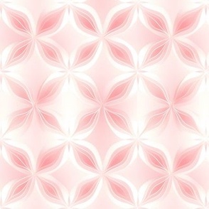 Pink & White Geometric Petals