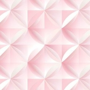 Pink Ombre Geometric Print