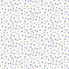 Blue Polka dot Sheets and Shams