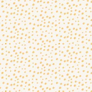 Yellow Polka dot Sheets and Shams

