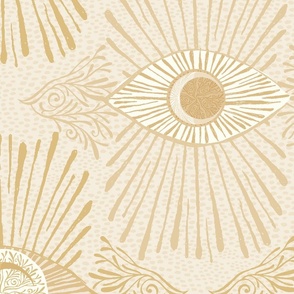 Sight Of Luna in Honey Gold Monochrome - XL