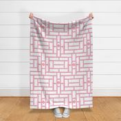 bamboo trellis / pink