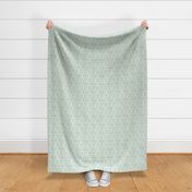 Soft Chicory Florals - Light Sage Green