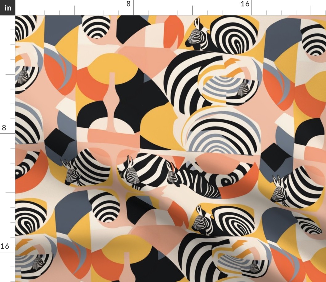 Zebra Geometry a la Hilma af Klint