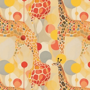 Surreal Giraffes a la Hilma af Klint