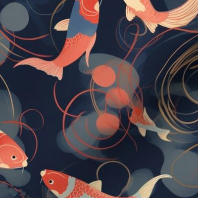 Koi Fish a la Hilma af Klint