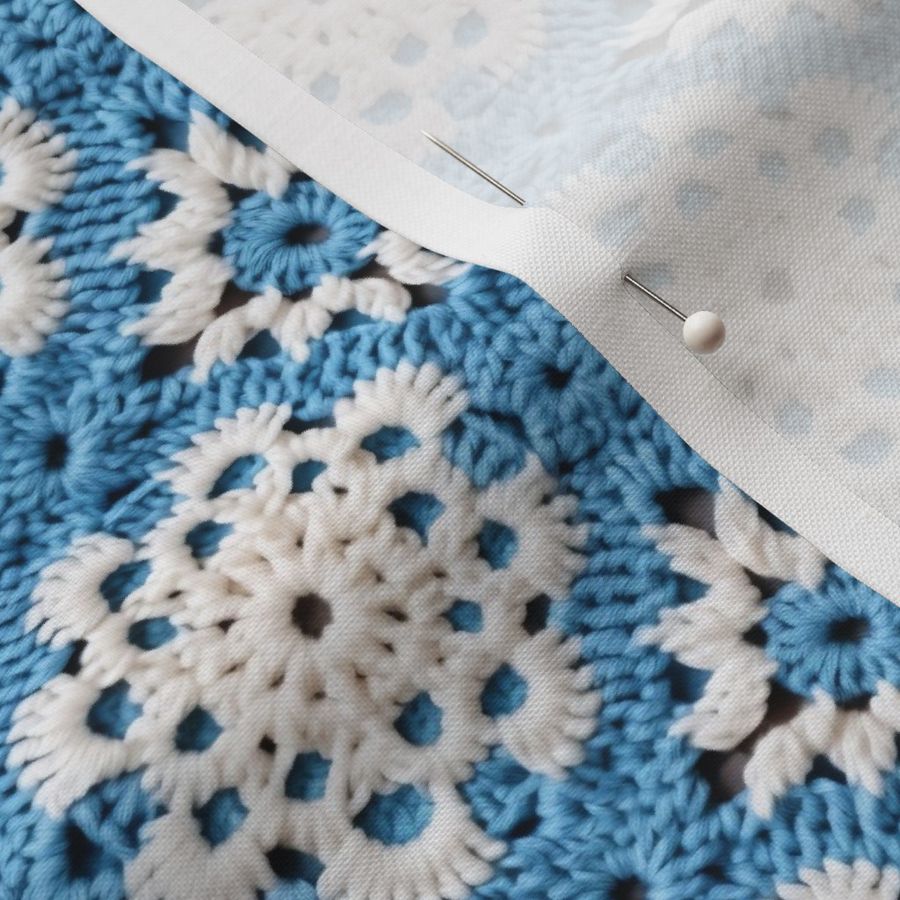 Diamond Granny Stitch Snowflakes (Small Scale)