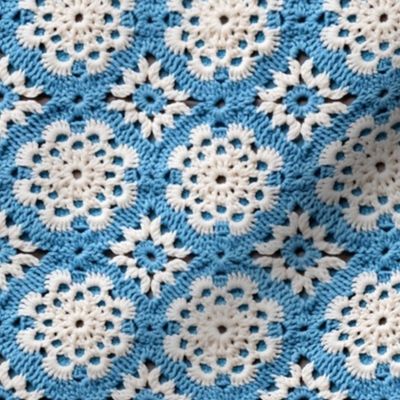 Diamond Granny Stitch Snowflakes (Small Scale)