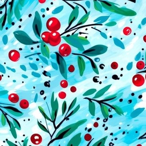 Painted Holly (Large Scale)