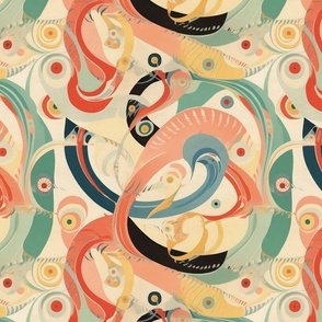 Snake abstract a la Hilma af Klint