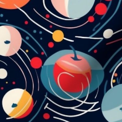 kandinsky apples in orbit