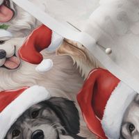 Silly Dogs in Santa Hats (Small Scale)