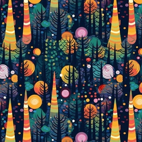 kandinsky autumn forest 