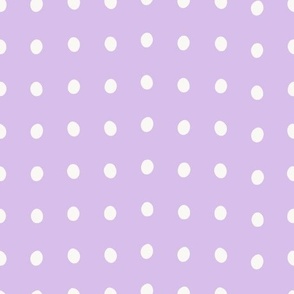 Dainty Dots, Polka Dot, Dancing Dots, Purple, White