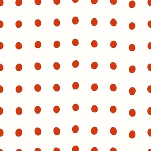 Dainty Dots Swatch_Coral _ White