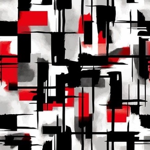 Abstract with Red