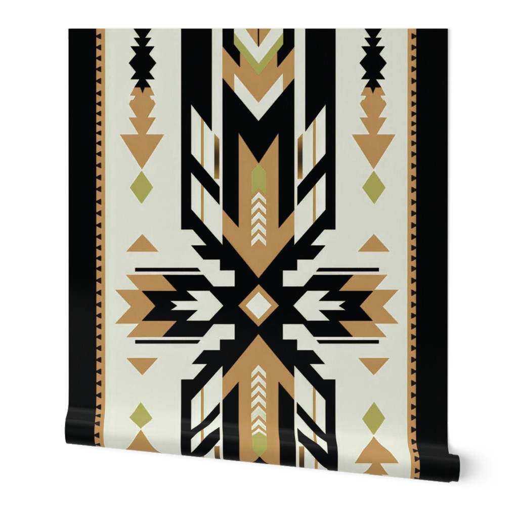 Aspen Trails Native American Tribal Style Blanket Stripe