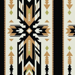 Aspen Trails Native American Tribal Style Blanket Stripe