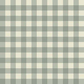 Medium // Gingham: Blue white - Checkers fabric + wallpaper