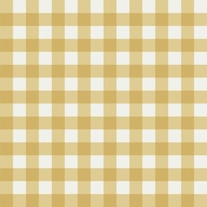 Medium // Gingham: Yellow white - Checkers fabric + wallpaper