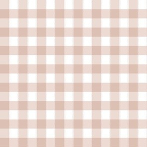 Medium // Gingham: Pink white dashed - Checkers fabric + wallpaper