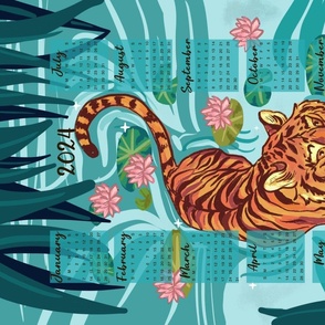 Tiger - 2024 calendar