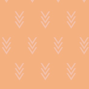 Simple Arrows Peach Monochrome | XL