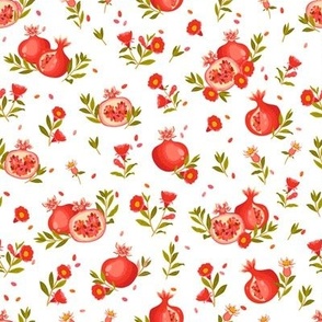 Pomegranates pattern. 