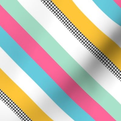 80s stripes geometric