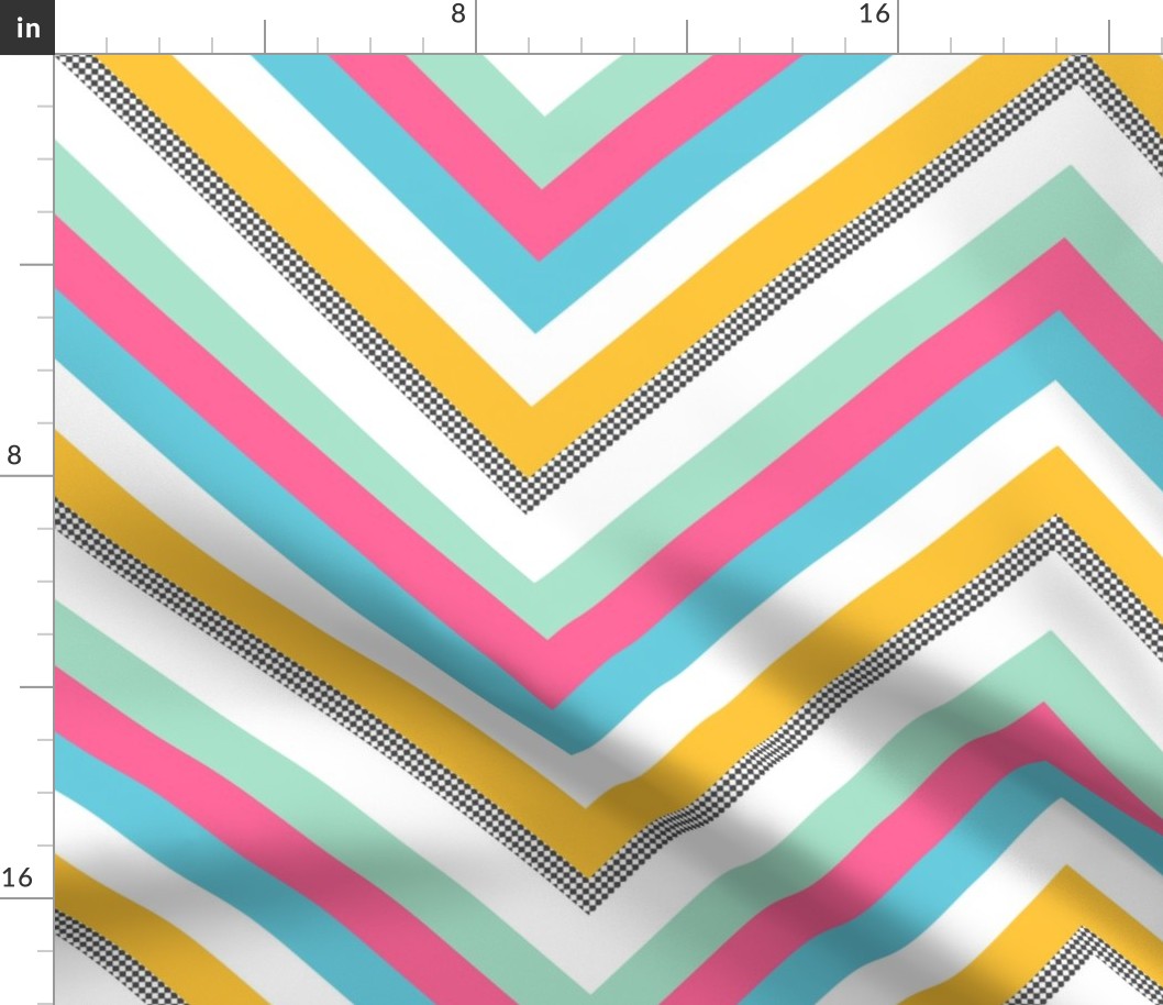 80s stripes geometric