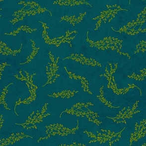 Float - green on peacock (medium)