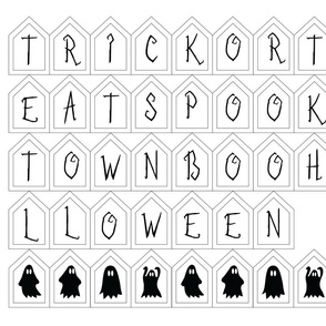 Spooky Town White