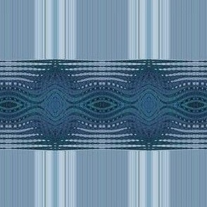 bohemian squid blue stripes