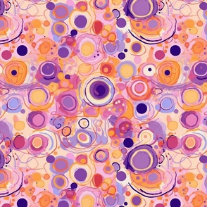 kandinsky geometric purple