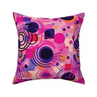 kandinsky pink geometric