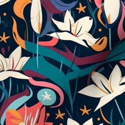 kandinsky lily abstract