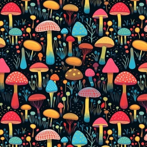 kandinsky mushroom garden
