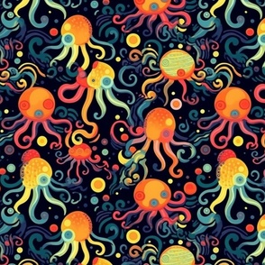 kandinsky geometric octopus 