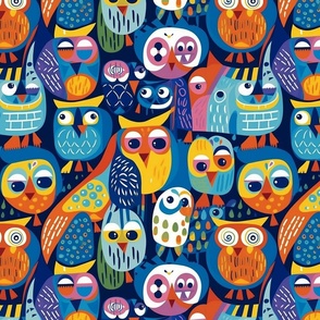 kandinsky owls at play