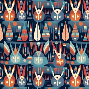kandinsky abstract rabbits 