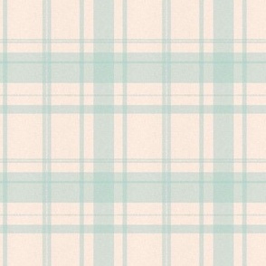 Buffalo check plaid in baby blue with a linen texture