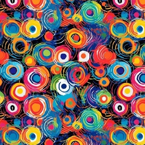 kandinsky rainbow circles