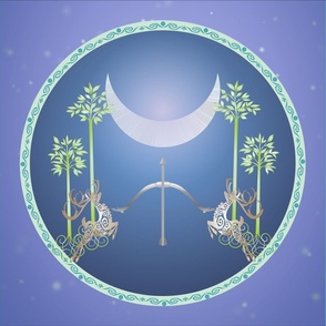 Symbols of  Diana or Artemis