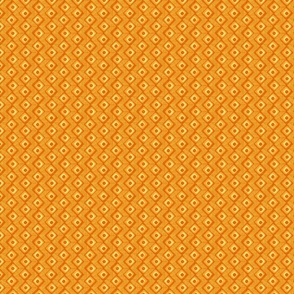 Midcentury modern style + mud cloth aesthetic dollhouse | Terracotta honey mustard yellow warm Geo | Peach, Burnt orange, gold lines, vertical geometric | extra small / tiny