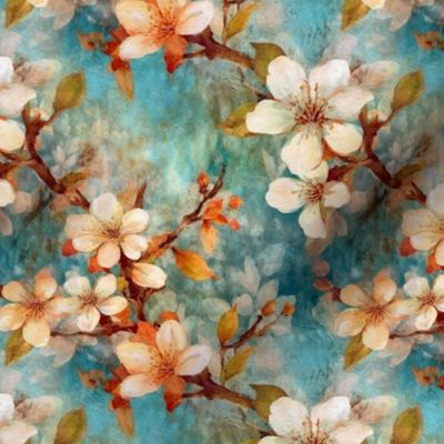 Soft Color Apple Blossoms