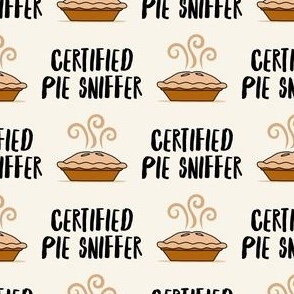 Certified Pie Sniffer - Thanksgiving Pie - cream - LAD23