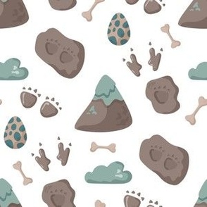 Baby dino pattern