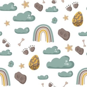 Baby dino pattern