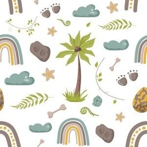 Baby dino pattern